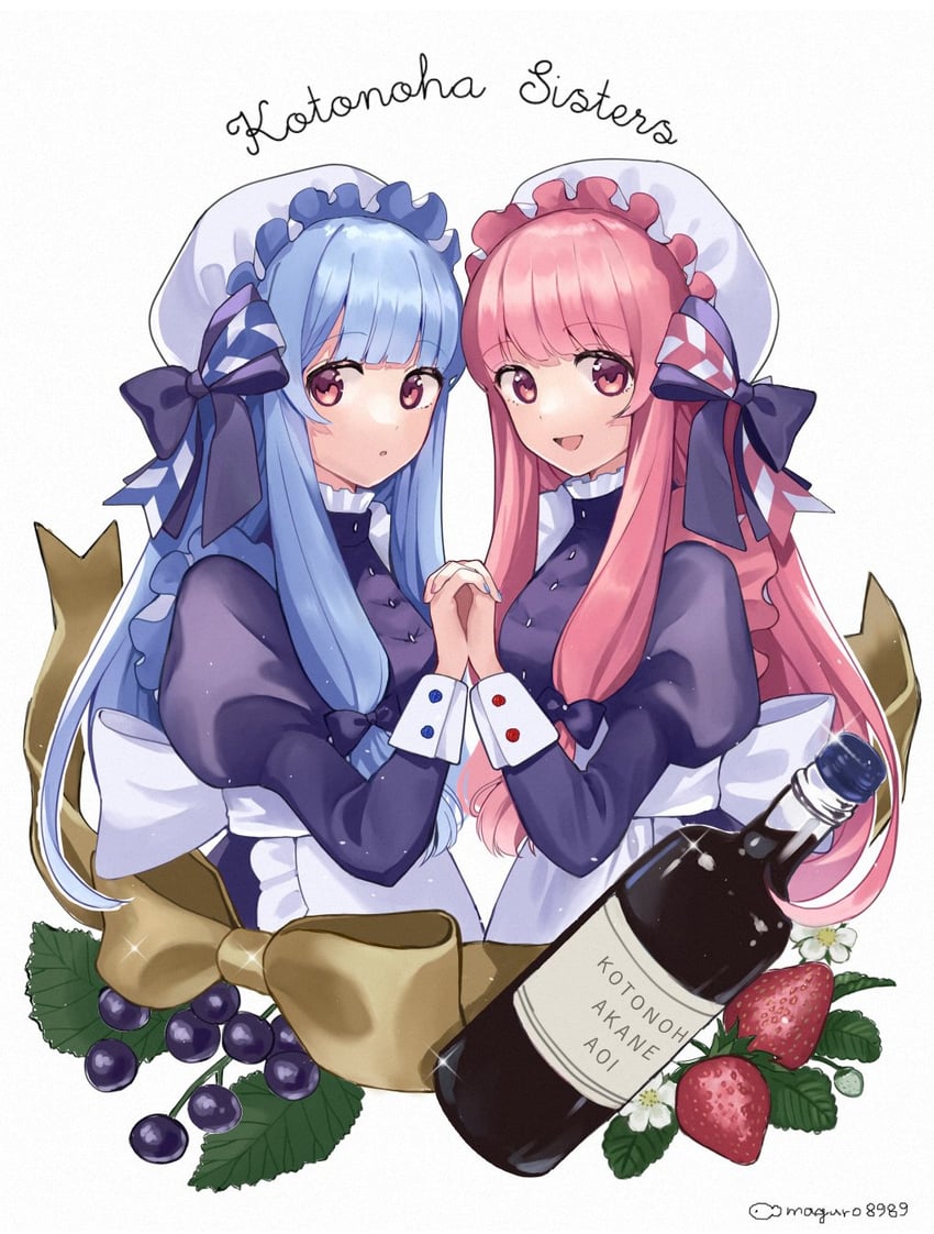 kotonoha akane and kotonoha aoi (voiceroid) drawn by binchou_maguro