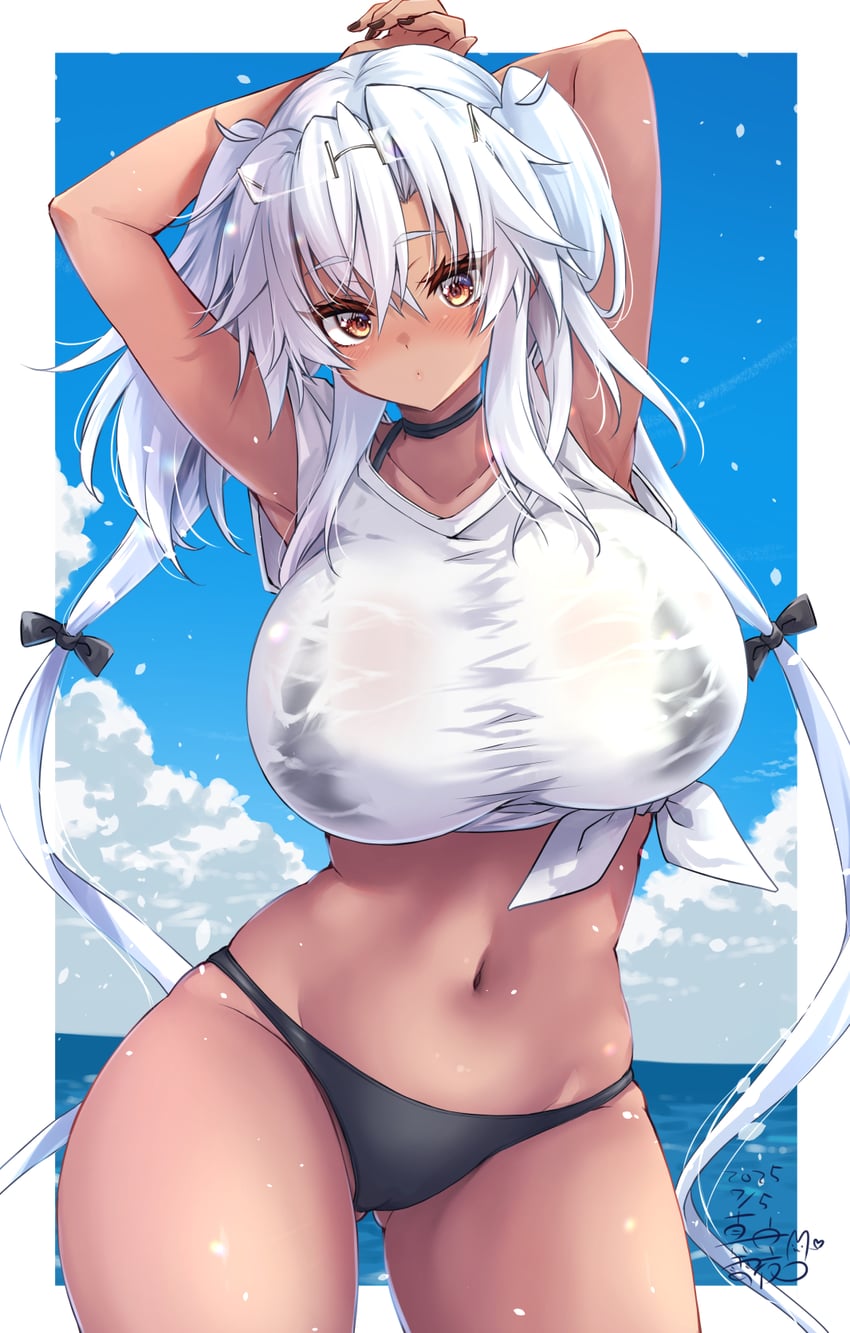 musashi (kantai collection) drawn by mashiro_yukiya