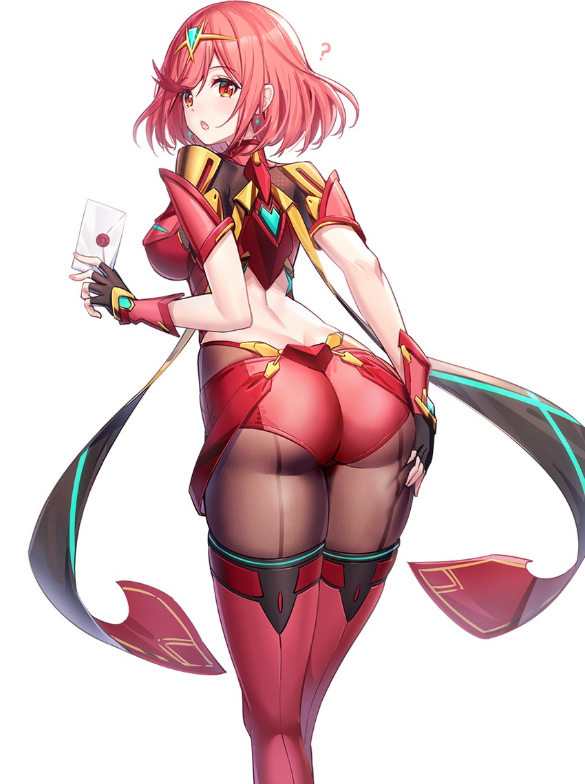 pyra (xenoblade chronicles and 2 more) drawn by ririko_(zhuoyandesailaer)