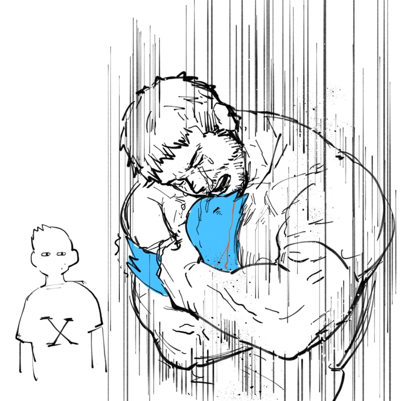 chris redfield, piers nivans, and twitter bird (resident evil and 2 more) drawn by kuconoms