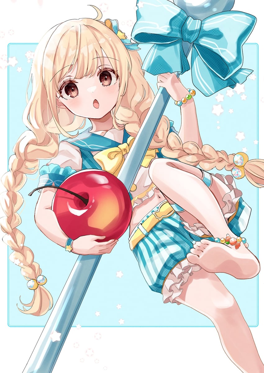 futaba anzu (idolmaster and 2 more) drawn by rino_cnc
