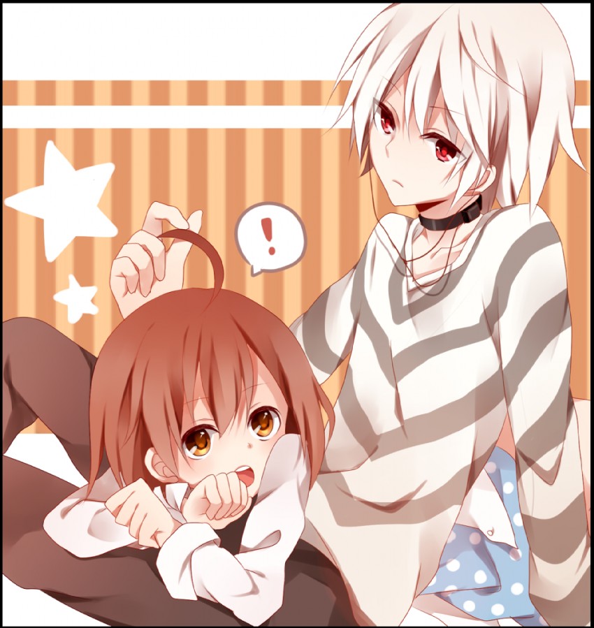 accelerator and last order (toaru majutsu no index) drawn by kouko