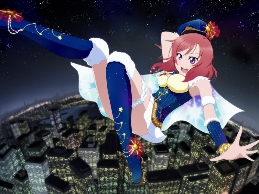 nishikino maki (love live! and 2 more) drawn by skygun
