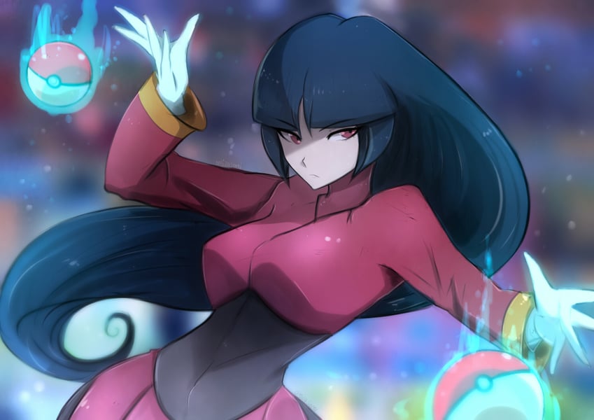 sabrina (pokemon and 1 more) drawn by omiza_somi