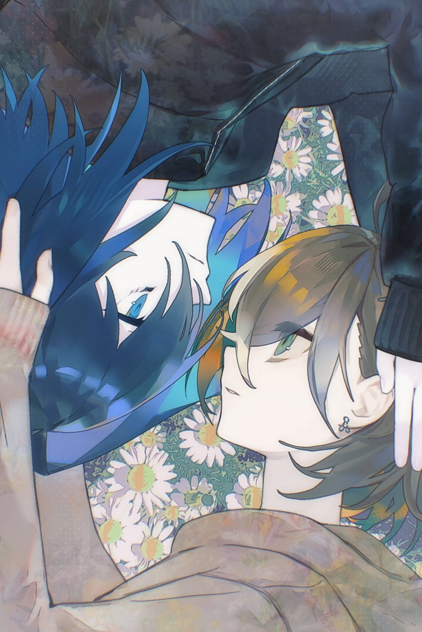ouro kronii and nanashi mumei (hololive and 3 more) drawn by yasumigohan