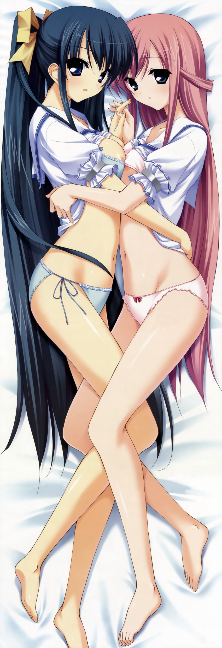 amamiya kurara and kinoshita midori (hoshiuta) drawn by fumio_(ura_fmo)