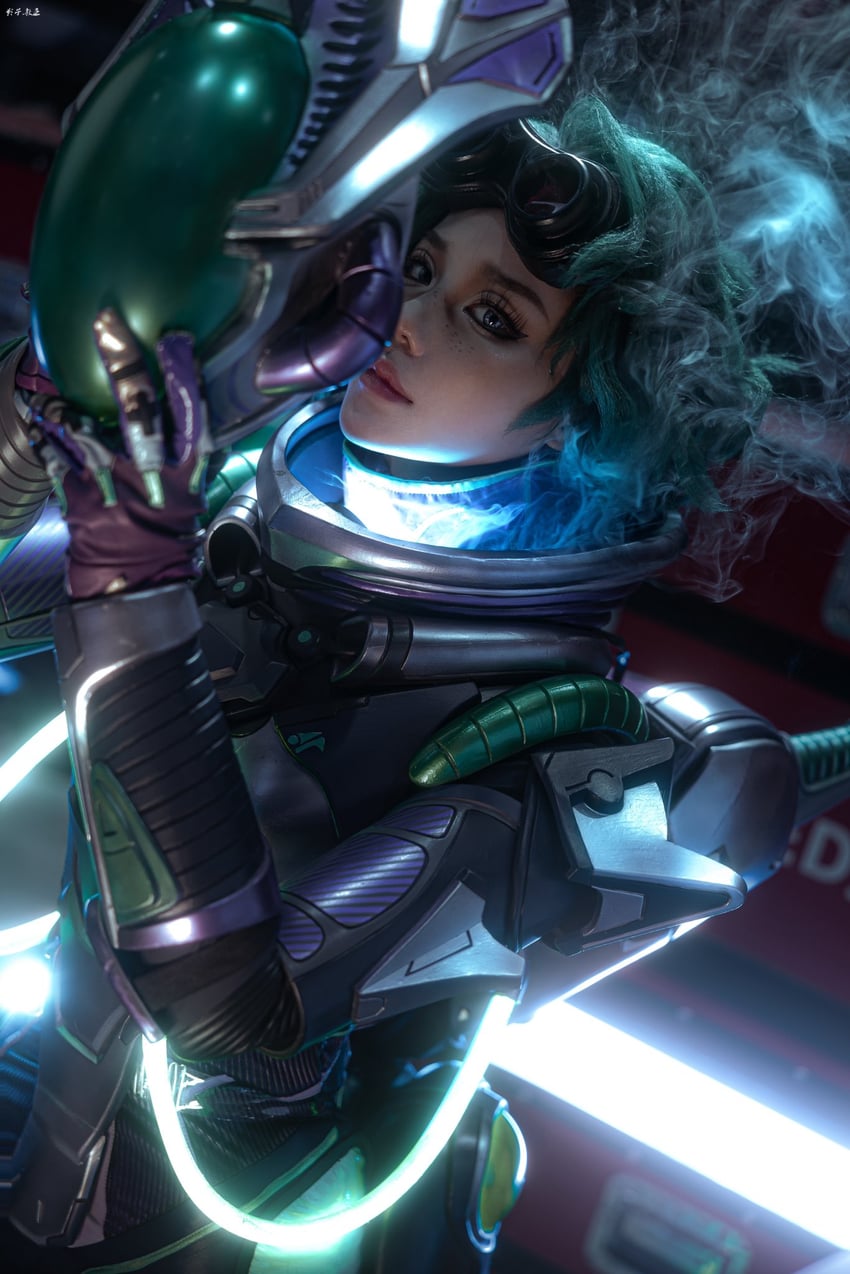horizon and brood mother horizon (apex legends) drawn by di_guan