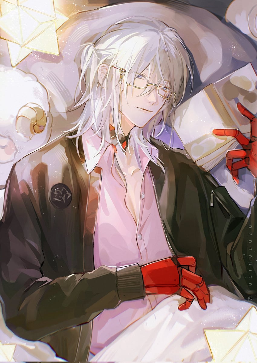 fulgur ovid and comfydant (nijisanji and 1 more) drawn by facinaaaaa