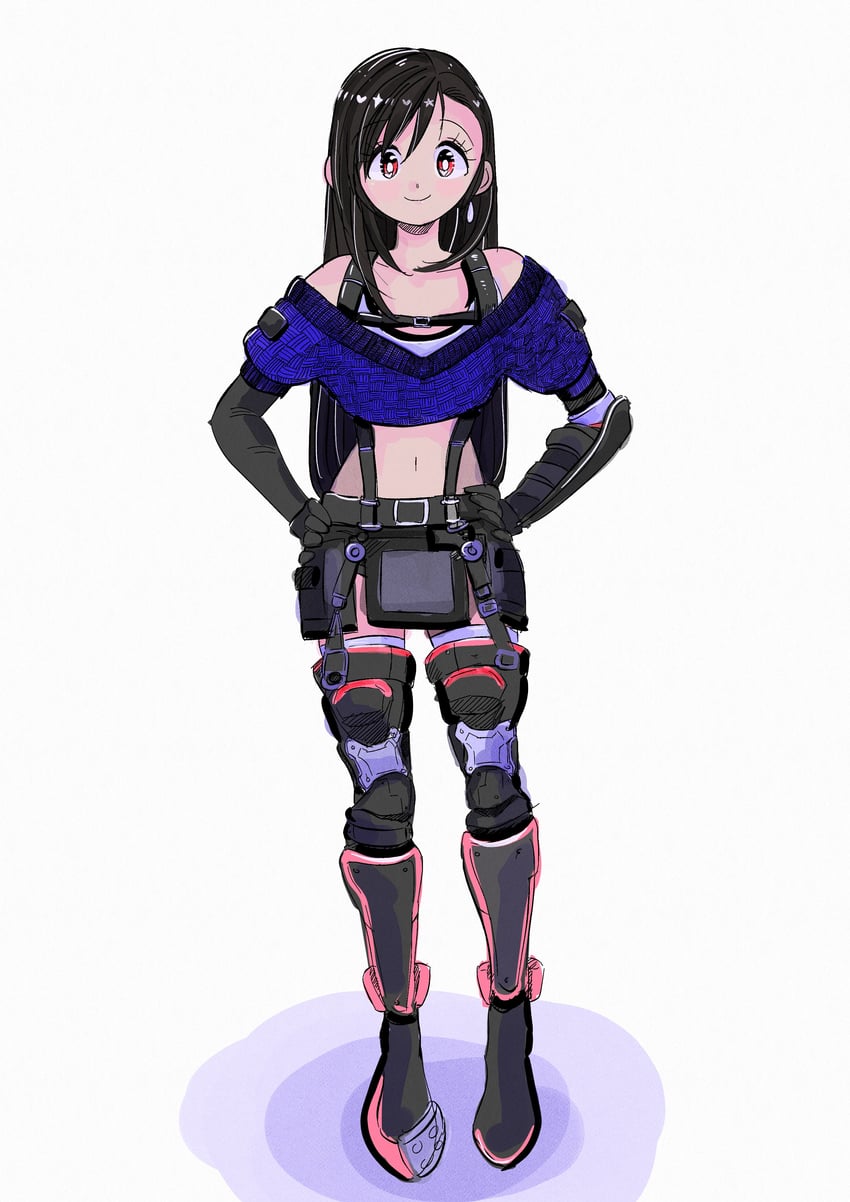 tifa lockhart (final fantasy and 2 more) drawn by hugo_artist