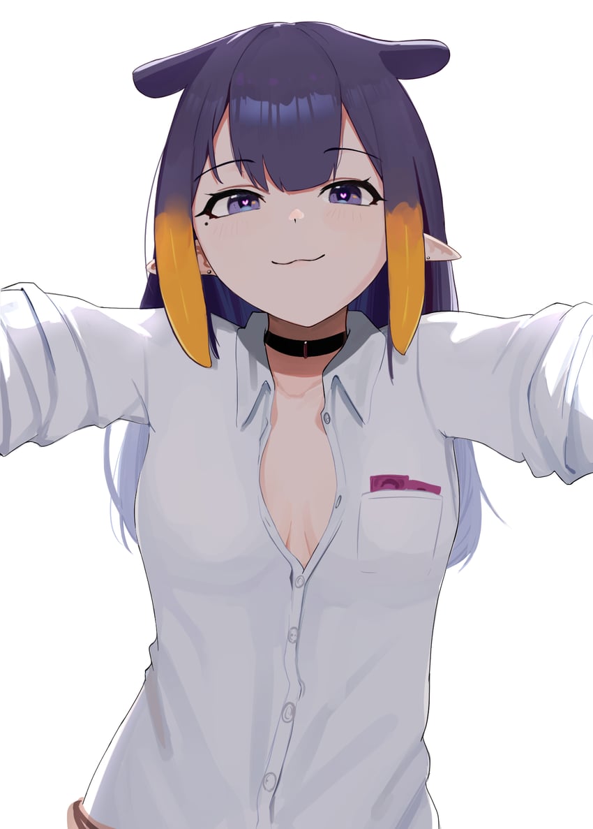 ninomae ina'nis (hololive and 1 more) drawn by ku_roiko