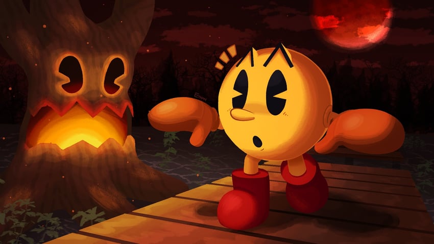 pac-man (pac-man) drawn by ethanexion