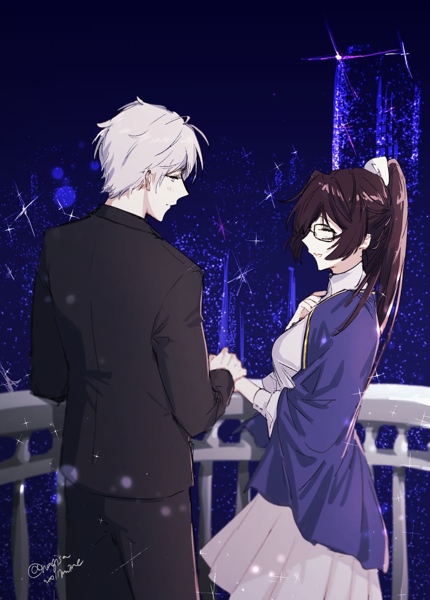 kevin kaslana and mei (honkai and 1 more) drawn by nagisa2017mine