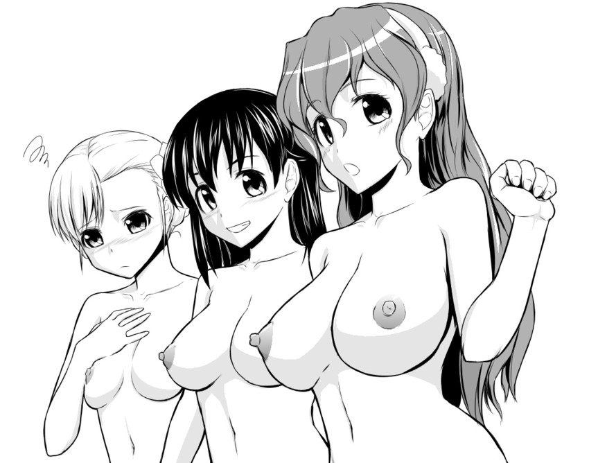 fin e ld si laffinty, kyouno madoka, and muginami (rinne no lagrange) drawn by sei_kazuyoshi