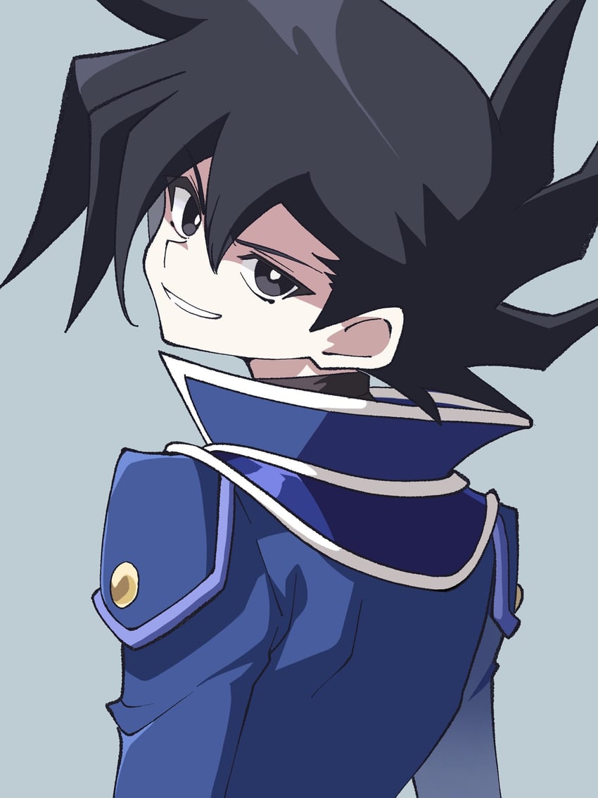 manjoume jun (yu-gi-oh! and 1 more) drawn by niyane