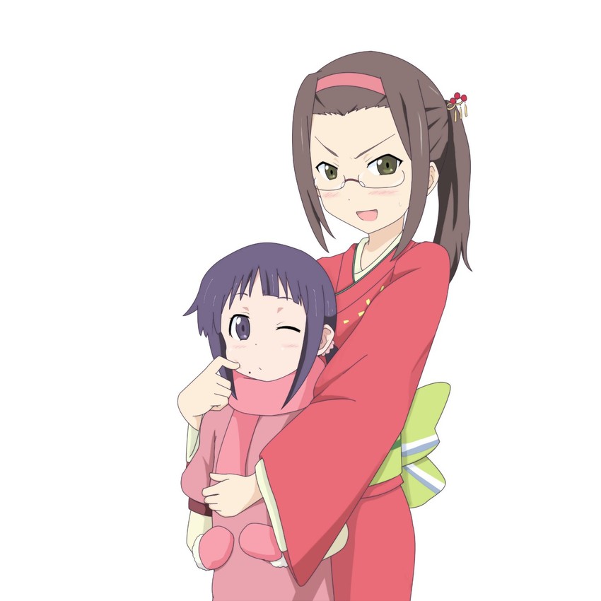 nagase iori and fujishima maiko (kokoro connect) drawn by gobanme_no_mayoi_neko
