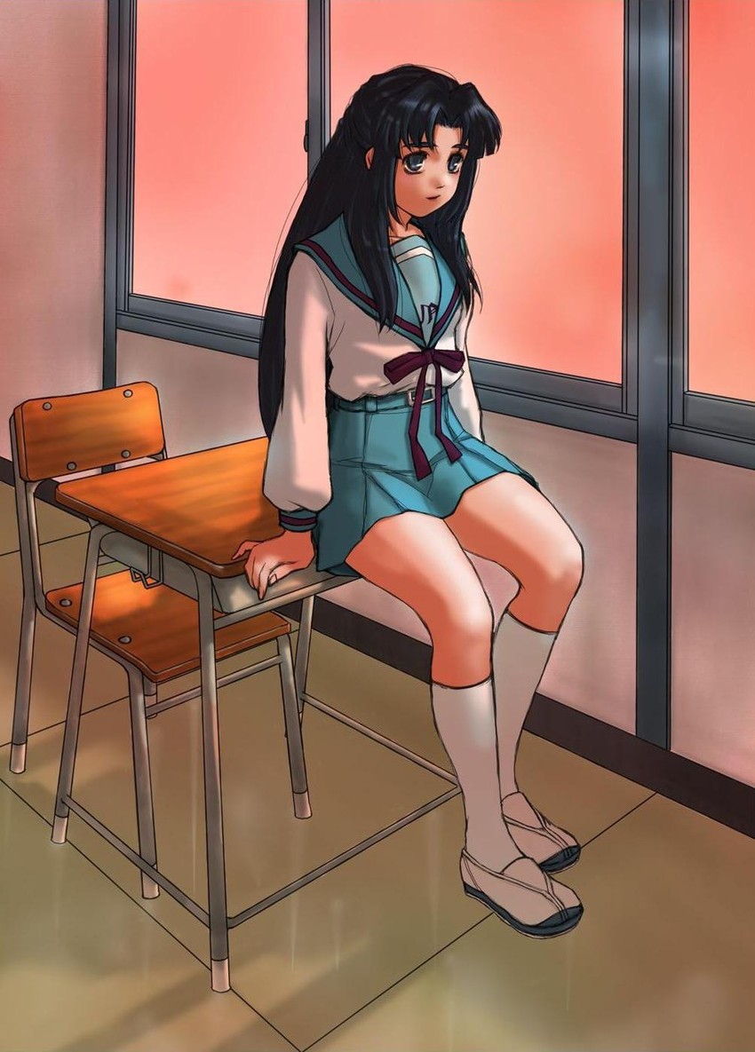 asakura ryoko (suzumiya haruhi no yuuutsu) drawn by hideodayo
