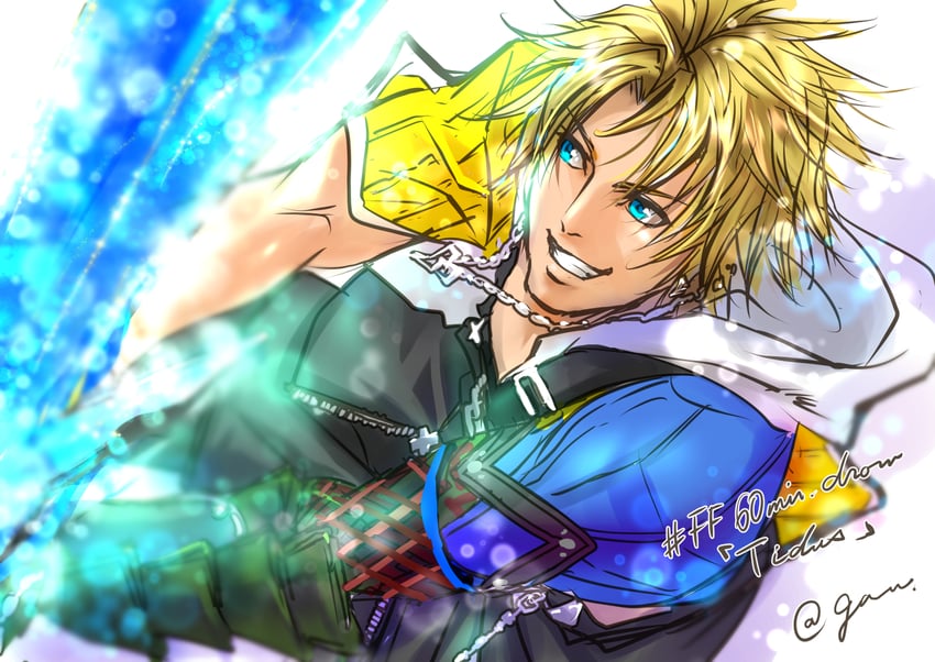tidus (final fantasy and 1 more) drawn by gaura_(wildxbabe)