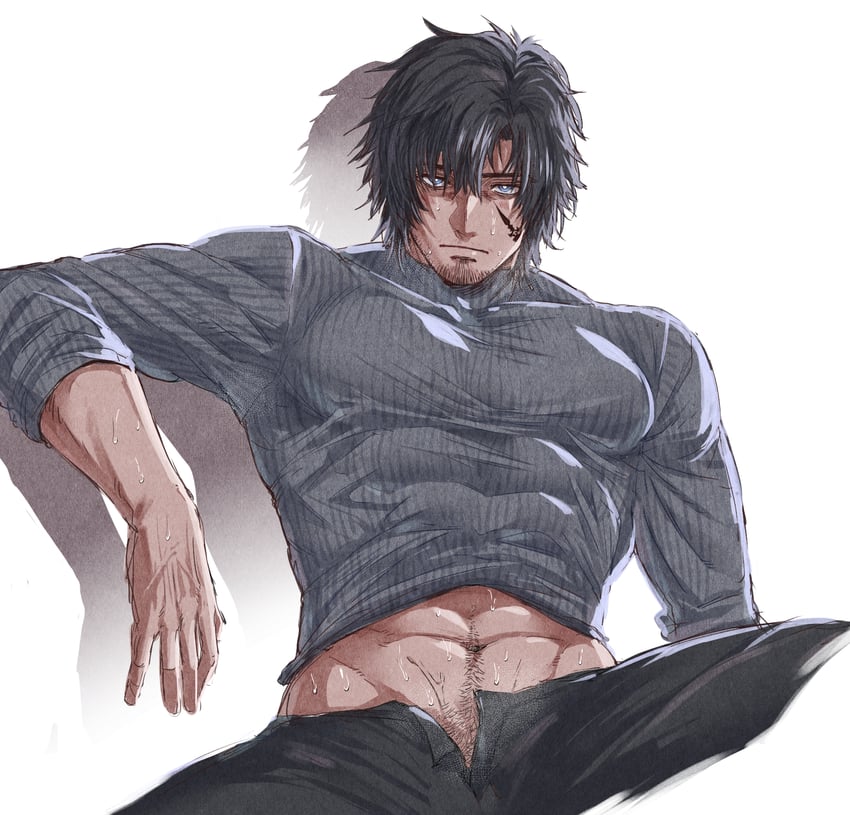 clive rosfield (final fantasy and 1 more) drawn by zanki