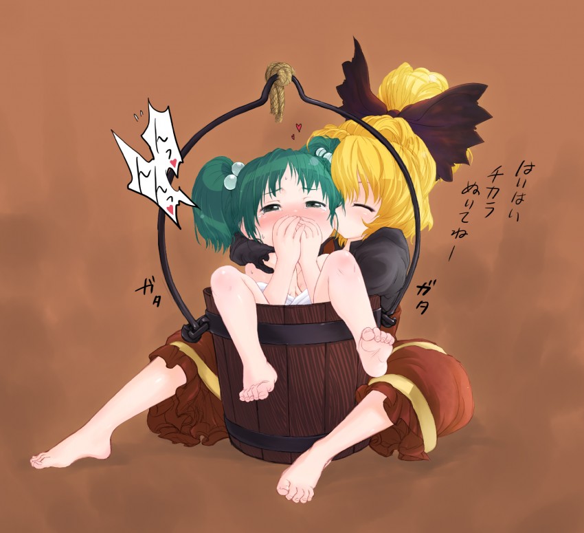 kurodani yamame and kisume (touhou) drawn by kiriu