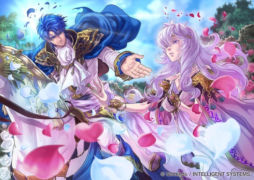 sigurd and deirdre (fire emblem and 2 more) drawn by suzuki_rika