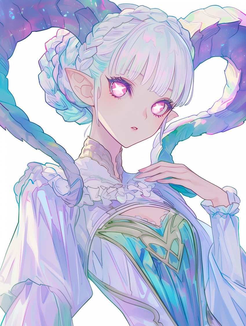 tiamat and larva tiamat (fate and 1 more) drawn by koko_0316a