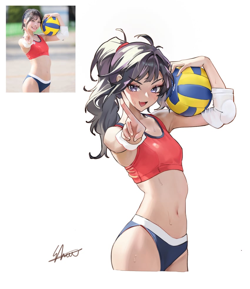 yonekura miyu (original and 1 more) drawn by kurimui2