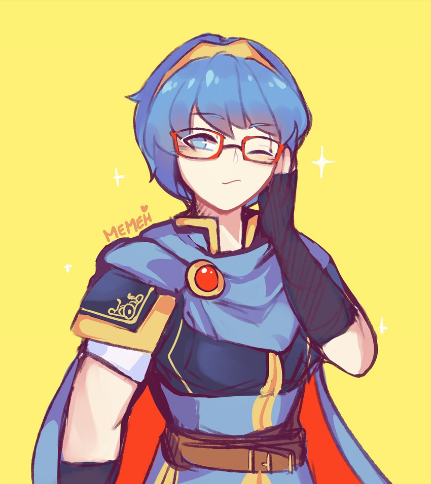 marth (fire emblem and 2 more) drawn by memeh