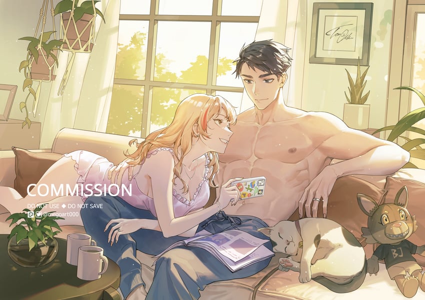 miya osamu (original and 1 more) drawn by sai_(zxc3348719)