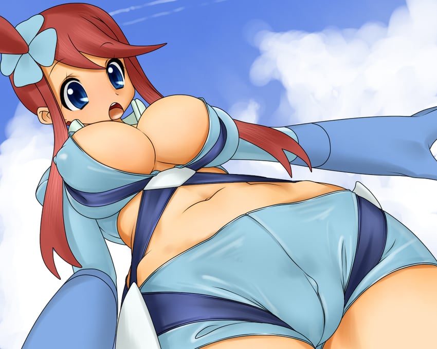 skyla (pokemon and 1 more) drawn by nurugamer-kouyouju
