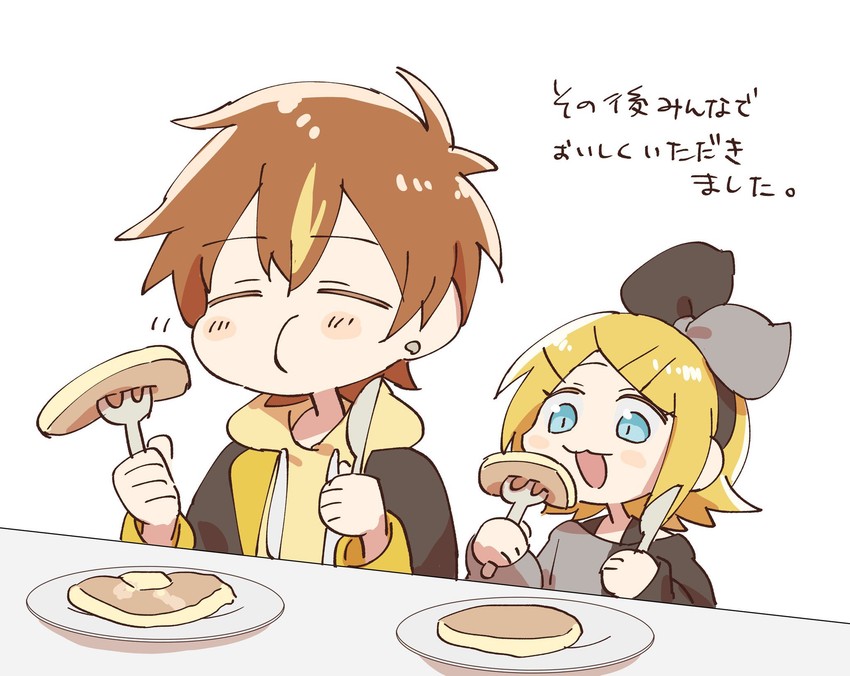 kagamine rin, shinonome akito, and vivid bad squad rin (vocaloid and 1 more) drawn by hazuki_015