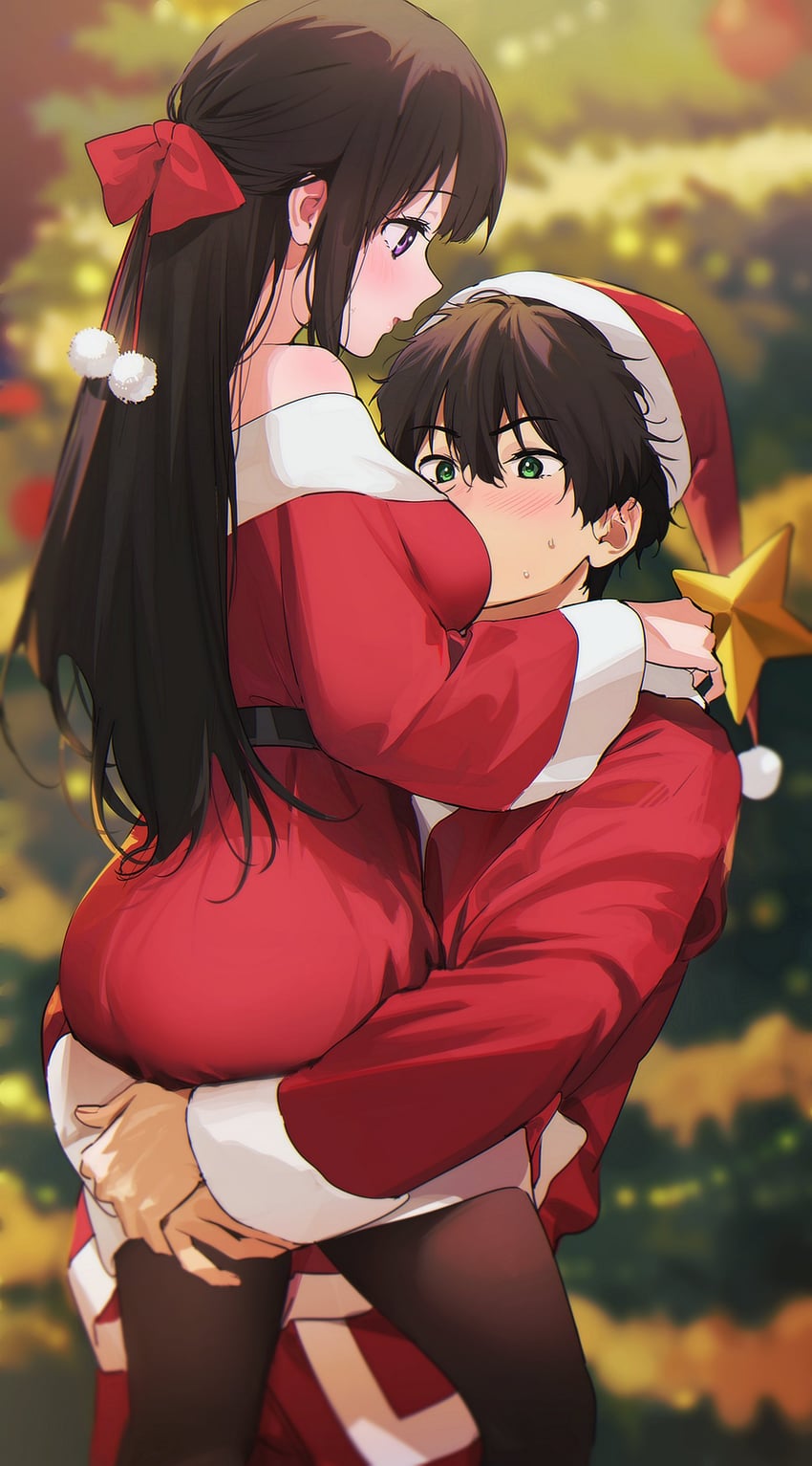 chitanda eru and oreki houtarou (hyouka) drawn by mery_(yangmalgage)