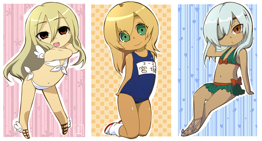 afuro terumi, miyasaka ryou, and sakuma jirou (inazuma eleven) drawn by yamanoji_kawori