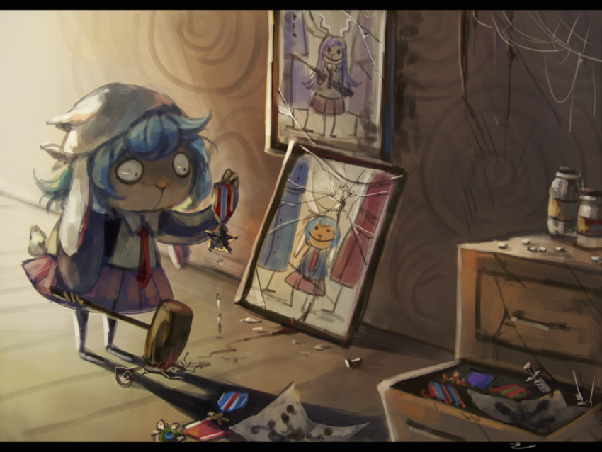 reisen udongein inaba and reisen (touhou) drawn by koto_inari