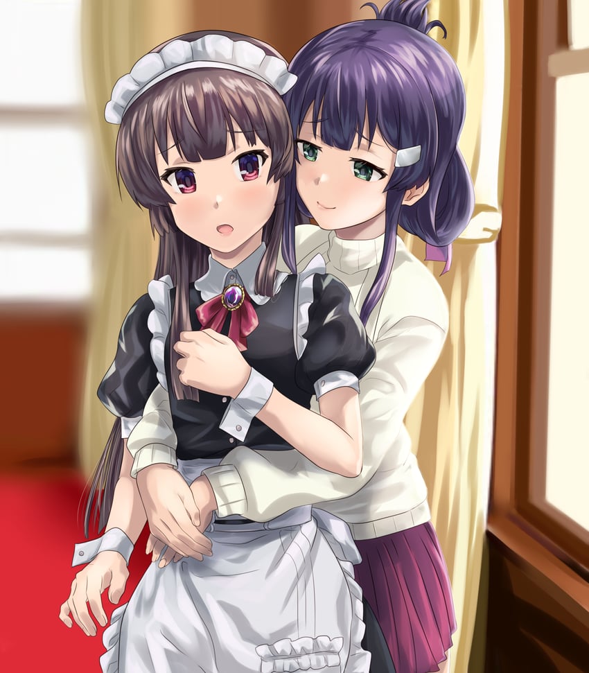 juujou hiyori and yanase mai (toji no miko) drawn by mashitono_desu
