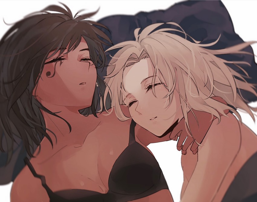 mercy and pharah (overwatch and 1 more) drawn by tokudo_02