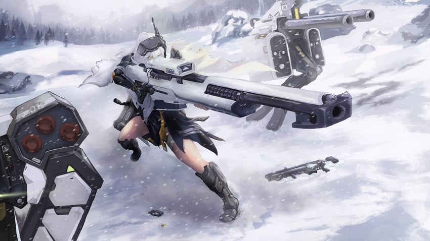 snow white (goddess of victory: nikke) drawn by yihang817