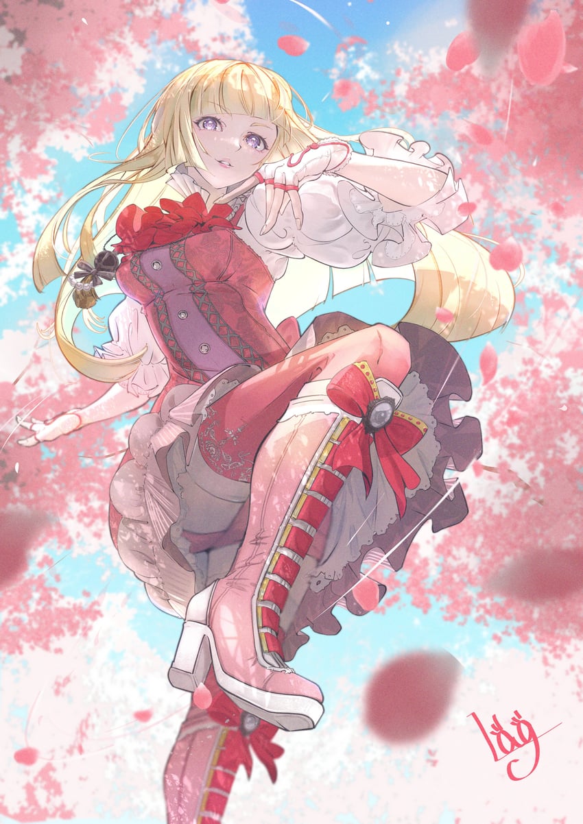 lili (tekken and 1 more) drawn by lag_(wo76_a)