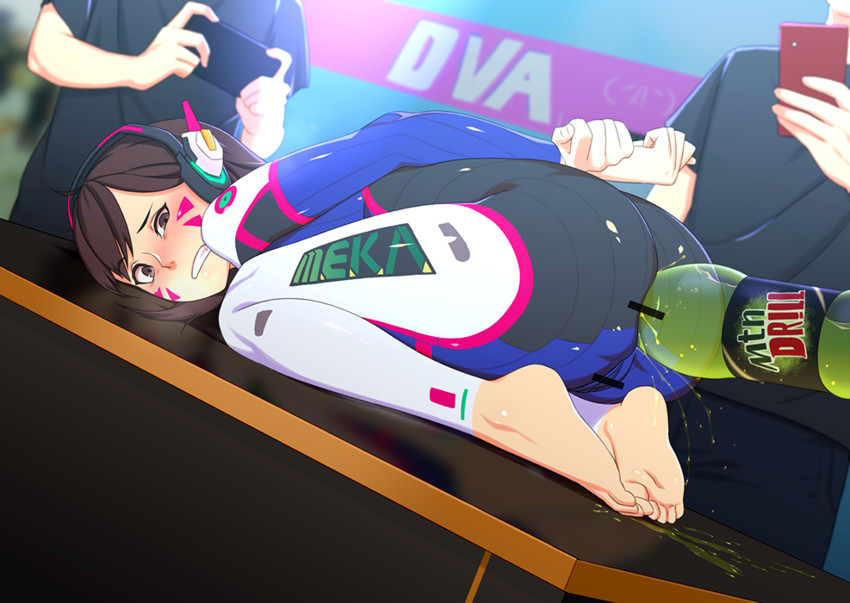 d.va (overwatch and 2 more) drawn by shiory