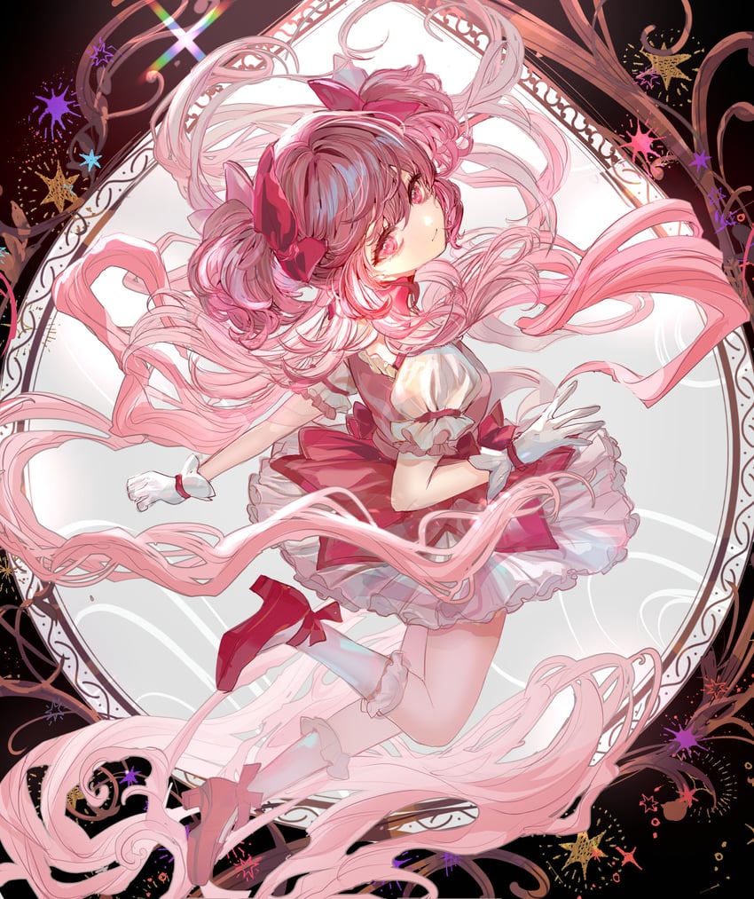 kaname madoka (mahou shoujo madoka magica) drawn by komorihikki