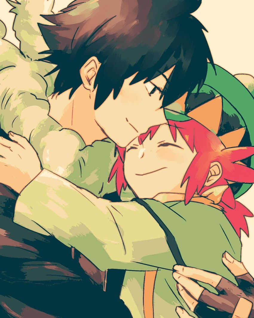 alain and mairin (pokemon and 1 more) drawn by hinata_(ryohinata)