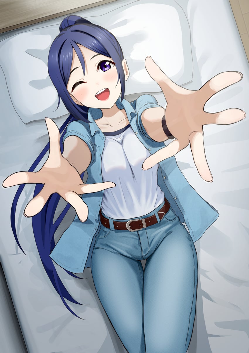matsuura kanan (love live! and 1 more) drawn by taachika