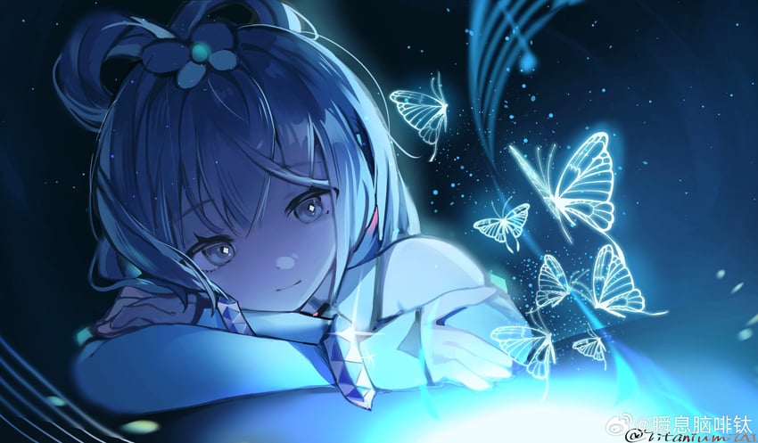 luo tianyi (vocaloid and 1 more) drawn by titaniumtai