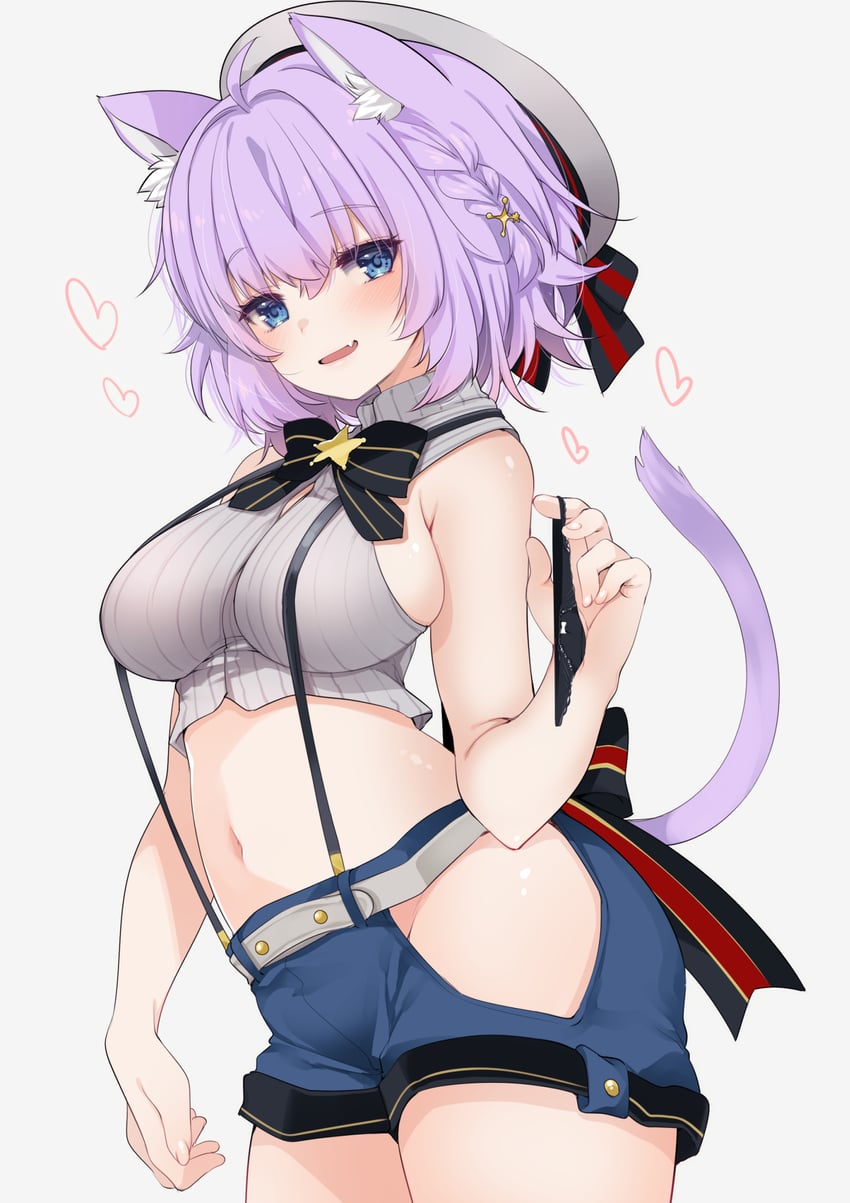 nekomata okayu and oozora subaru (hololive) drawn by fujisaki_hikari