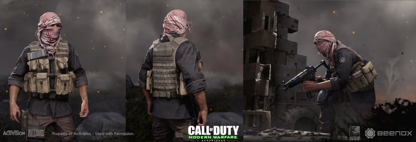opfor (call of duty and 1 more) drawn by sebgirouxsculpt