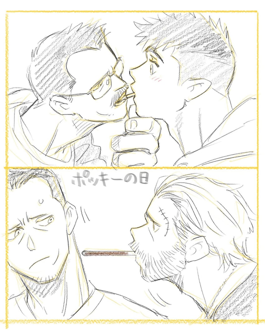 billy russell, john rottweil, jan, and jackson (original and 1 more) drawn by dickfish_(fishismdick)