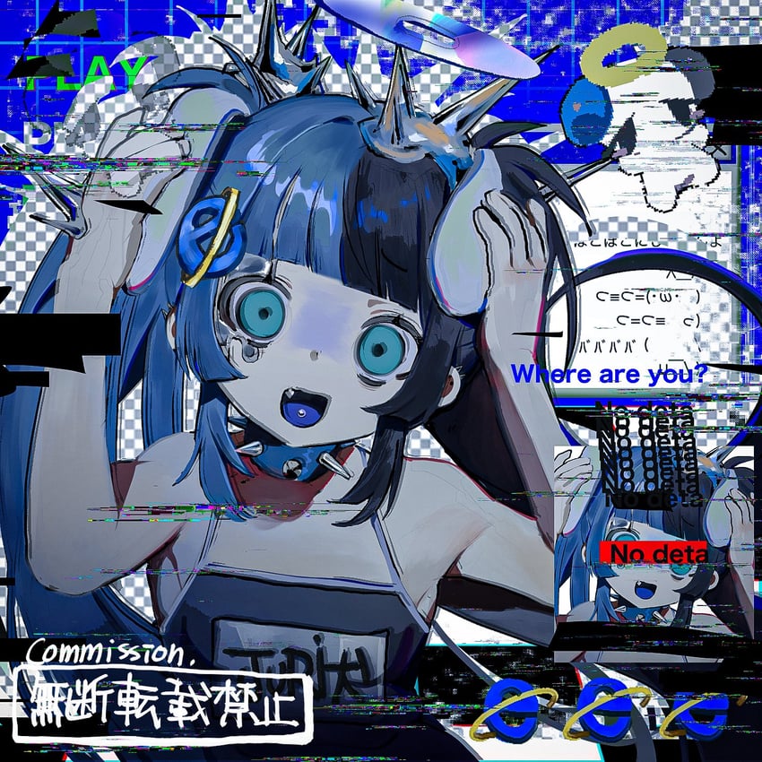 juriken and bokoboko ni shiteyan yo (indie virtual youtuber and 2 more) drawn by kurehalxxx