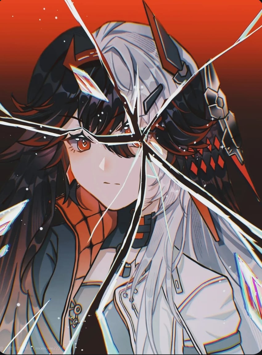 lucia, alpha, lucia: plume, alpha: crimson abyss, alpha: crimson weave, and 2 more (punishing: gray raven) drawn by momoren222