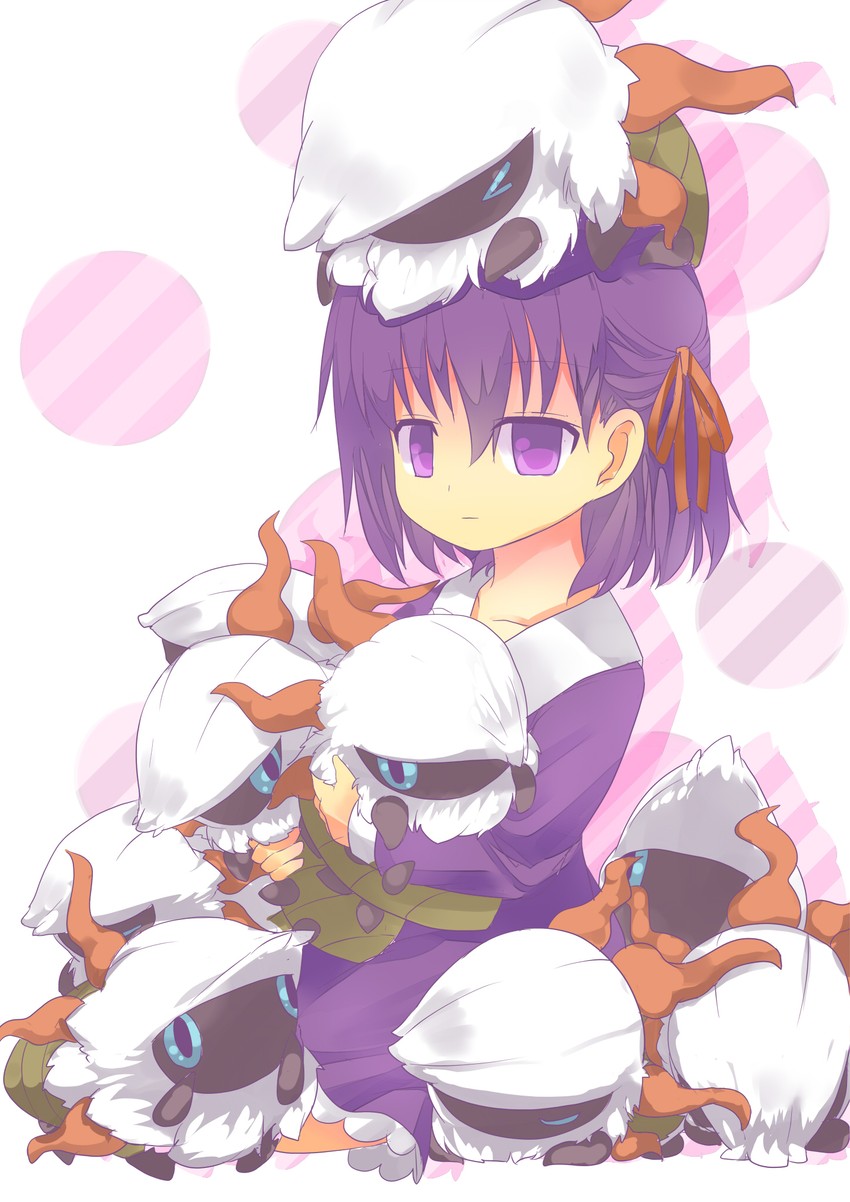 matou sakura and larvesta (fate and 2 more) drawn by nyori