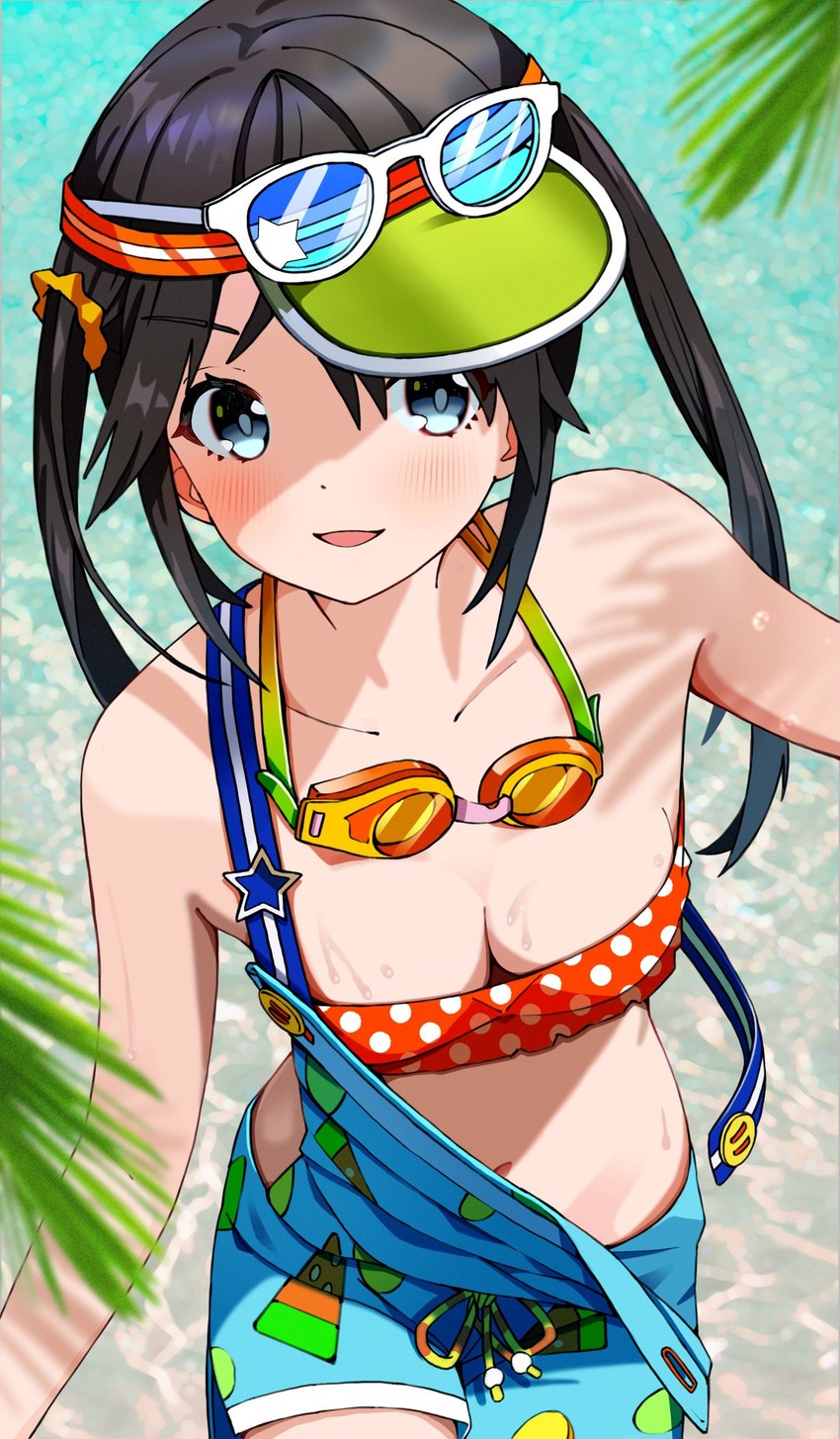 mitsumine yuika (idolmaster and 1 more) drawn by morumoru_x