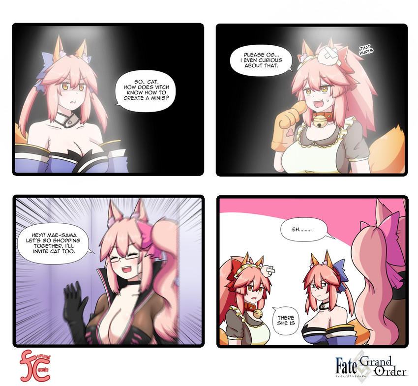tamamo, tamamo no mae, tamamo cat, and koyanskaya (fate and 2 more) drawn by keita_naruzawa